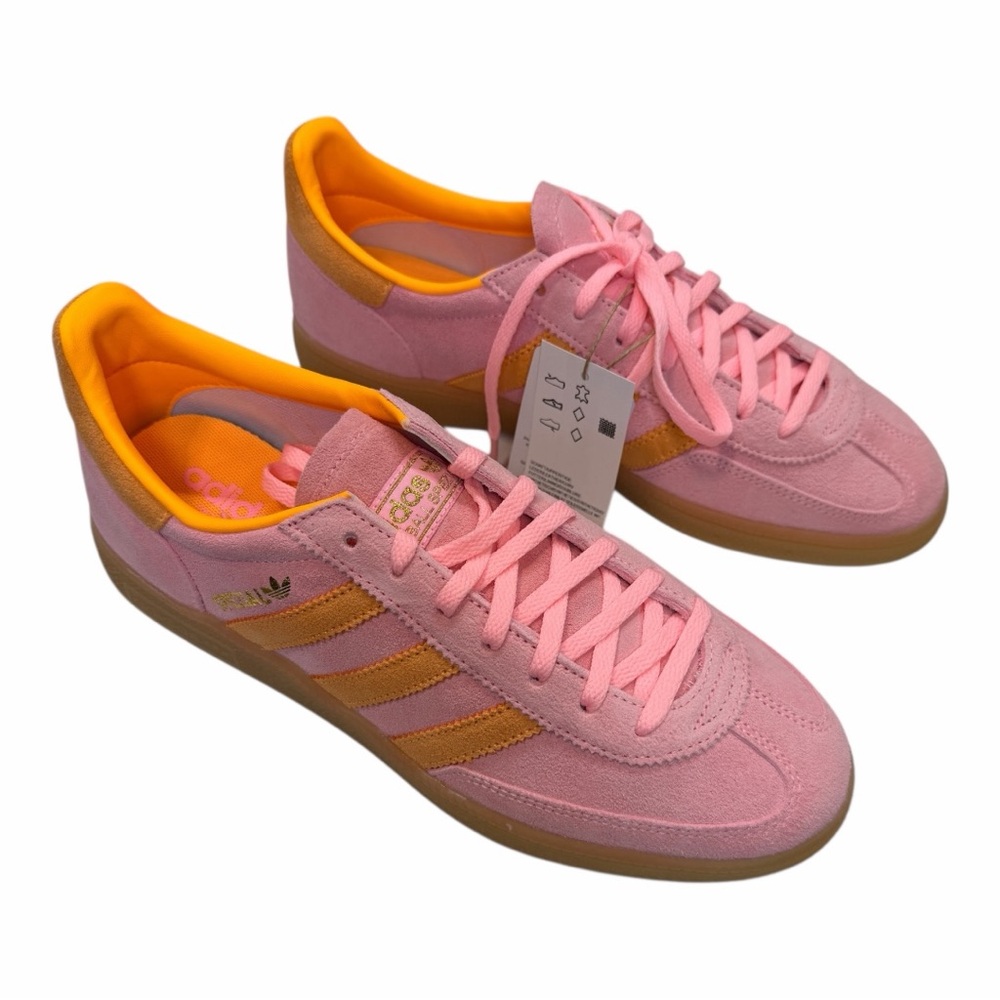 Adidas Women's Pink and Gold Sneakers NEW